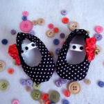 Baby Ballet Shoes Polka Dot..