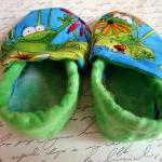 Frog Baby Booties Unisex