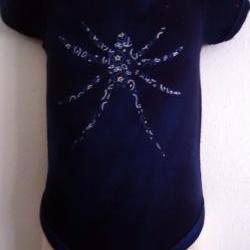 Handmade Spider Onesie Unisex Size 3 to 6 Months