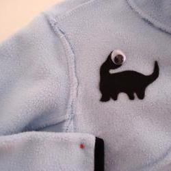 SPRING SALE CLEARANCE Handmade Reversible Jacket Boys Monster Motif