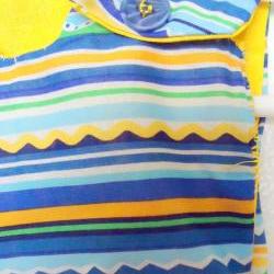 FUNNY Boy Romper With Asymetrical Neckline HANDMADE