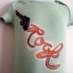 Tied Dyed Rock Onesie UNISEX In Size 12 Months