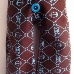 Infant Rocker Pants Handmade With Retro Buttons And Skulls