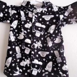 Rock Shirt Boy Toddler With Aliens Size 6 to 12 Months