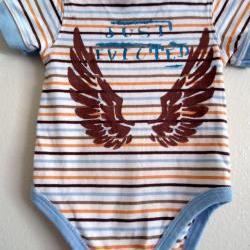 Silkscreen Newborn Onesie Handmade FUNNY Saying