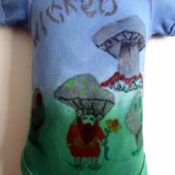 Wicked Mushroom Onesie OOAK Toddler